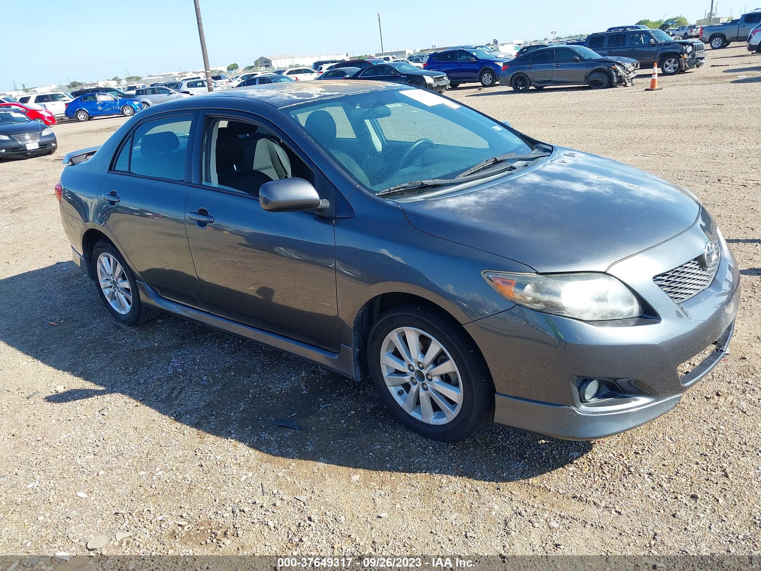 TOYOTA COROLLA 2010 2t1bu4ee7ac446503