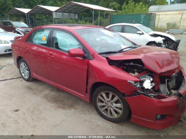 TOYOTA COROLLA 2010 2t1bu4ee7ac527792