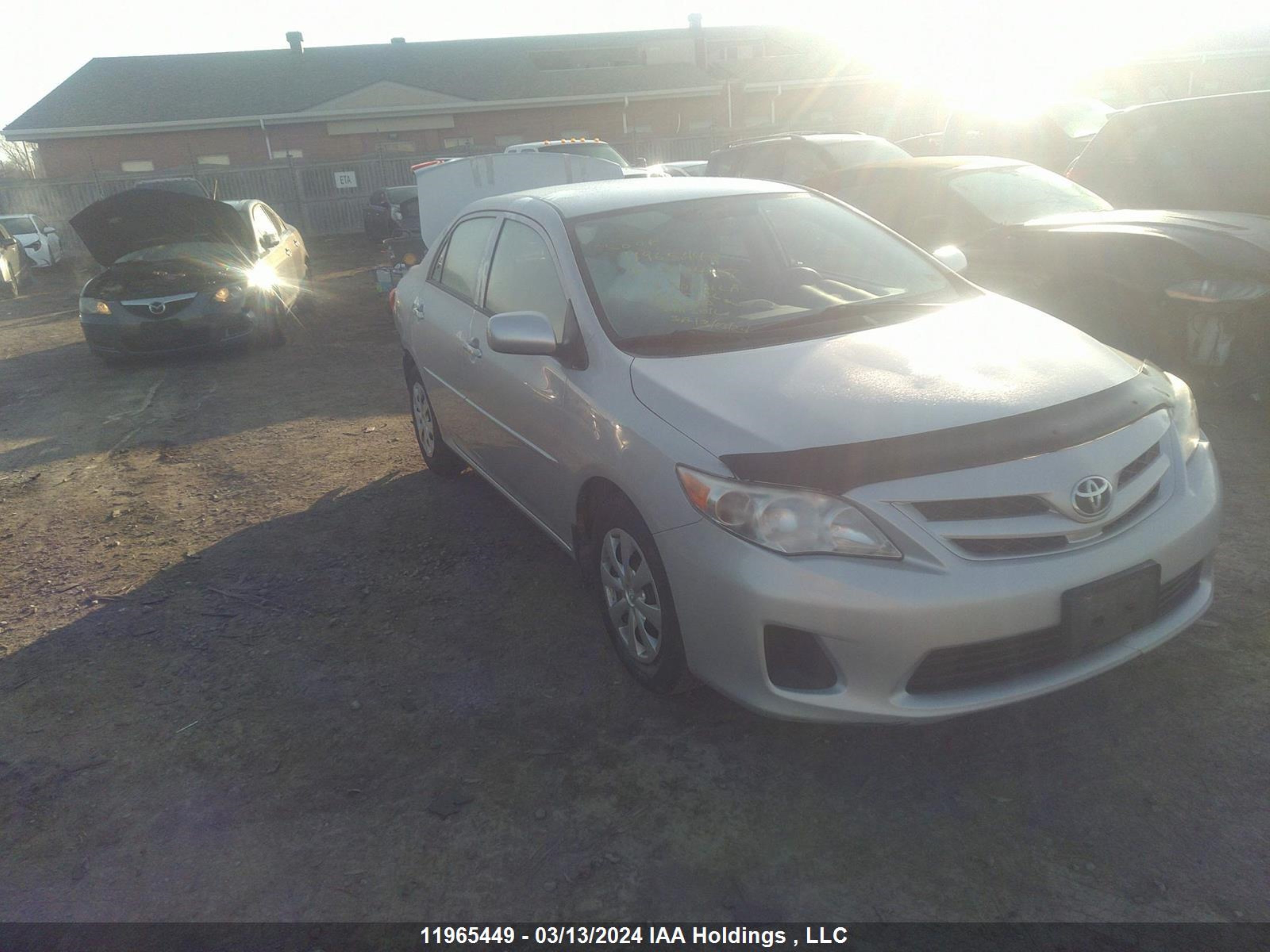 TOYOTA COROLLA 2013 2t1bu4ee7dc124447