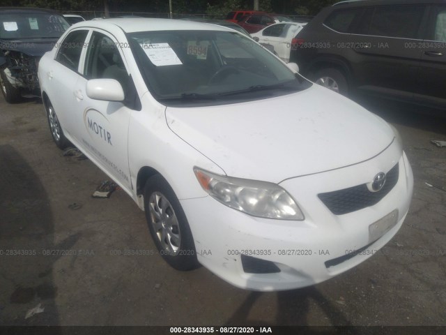 TOYOTA COROLLA 2010 2t1bu4ee8ac279164