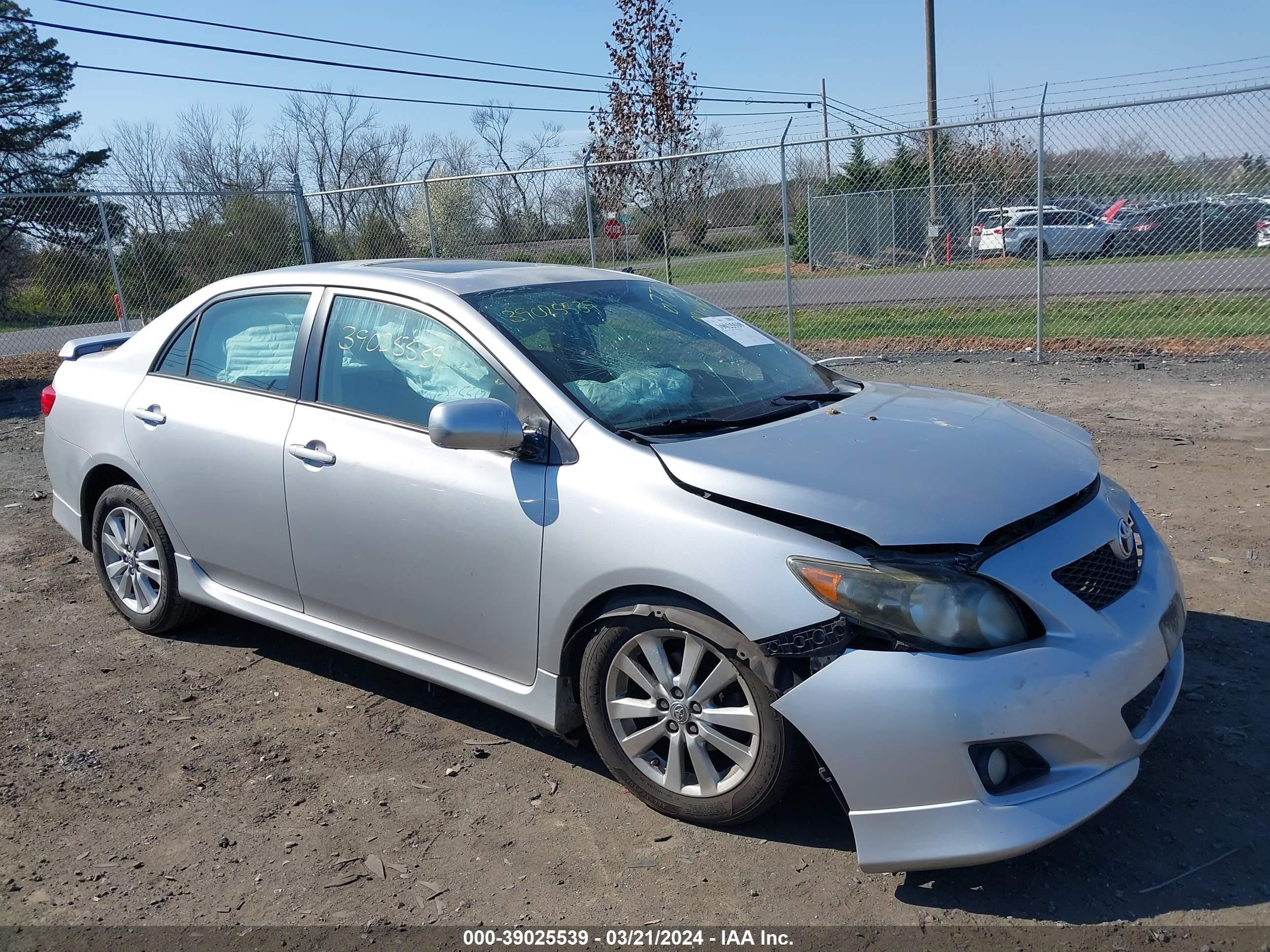 TOYOTA COROLLA 2010 2t1bu4ee8ac286969