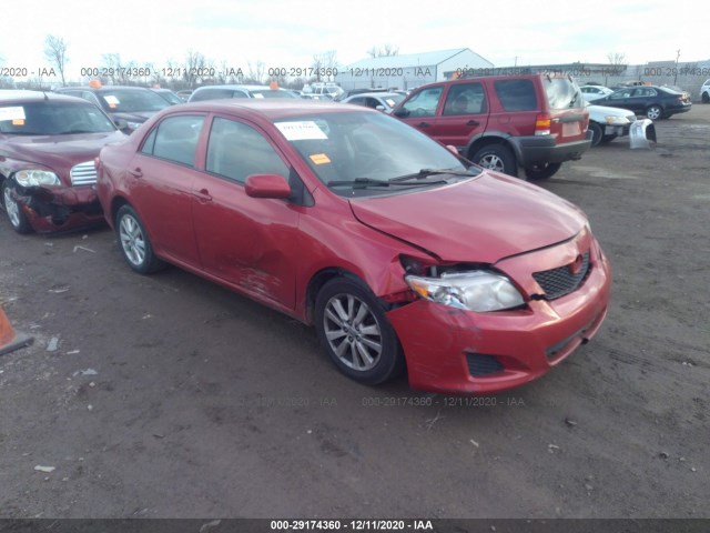 TOYOTA COROLLA 2010 2t1bu4ee8ac309716