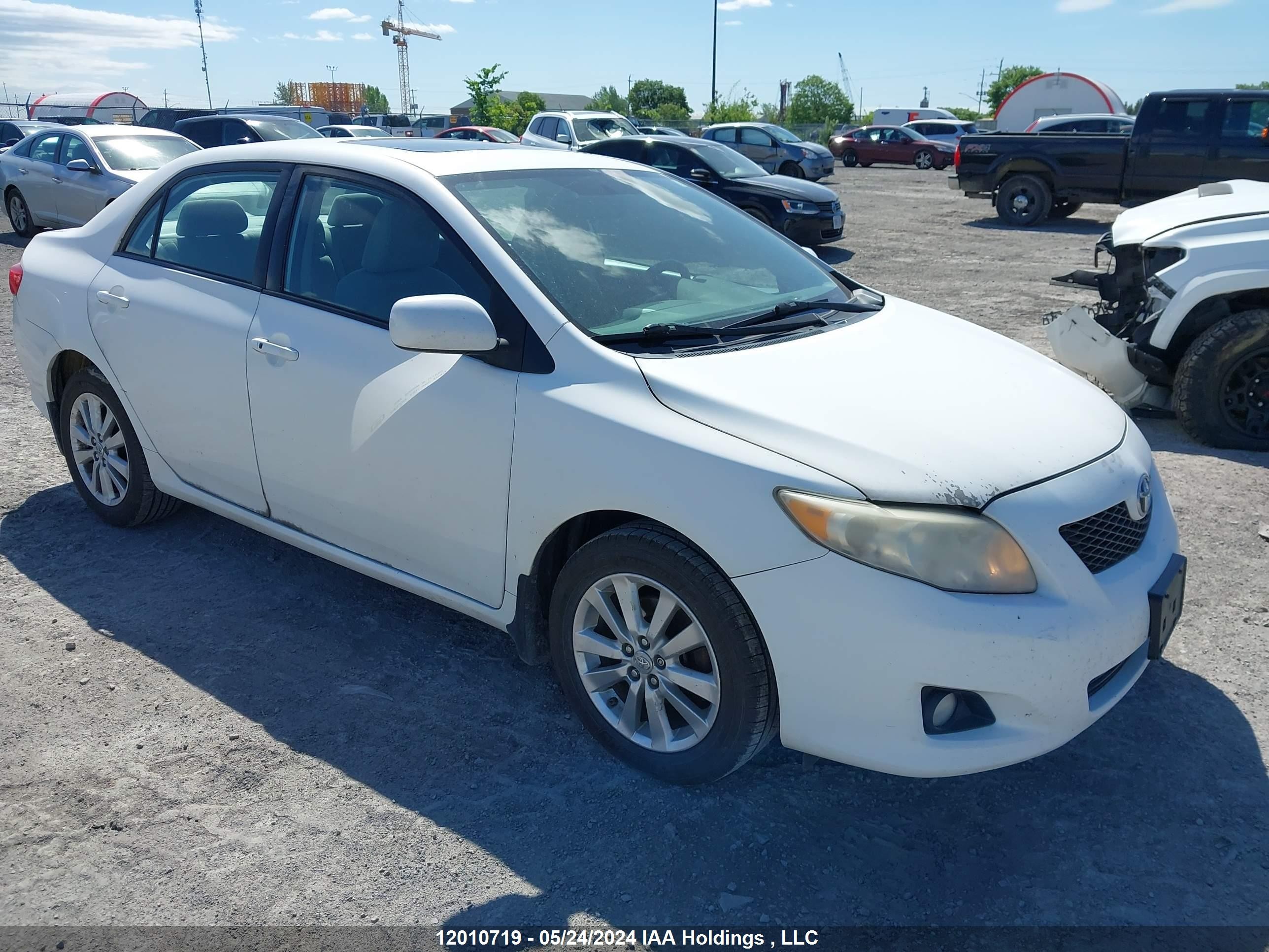 TOYOTA COROLLA 2010 2t1bu4ee8ac367163