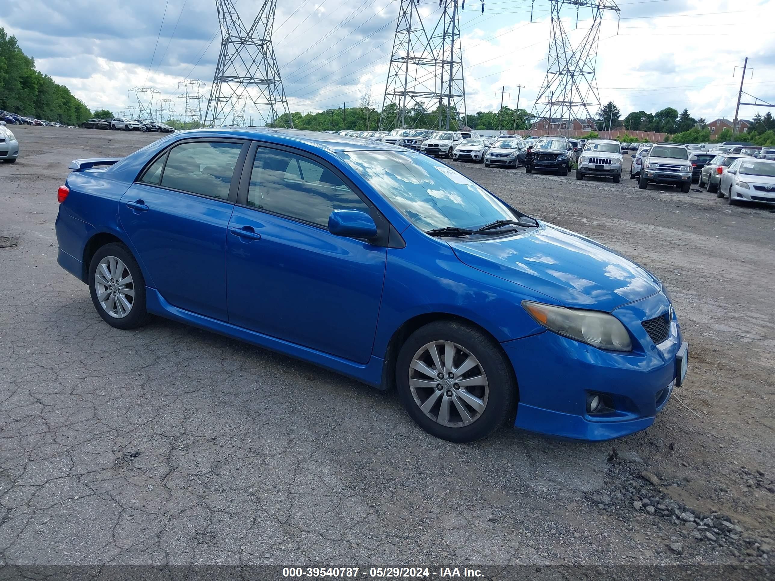 TOYOTA COROLLA 2010 2t1bu4ee8ac383136