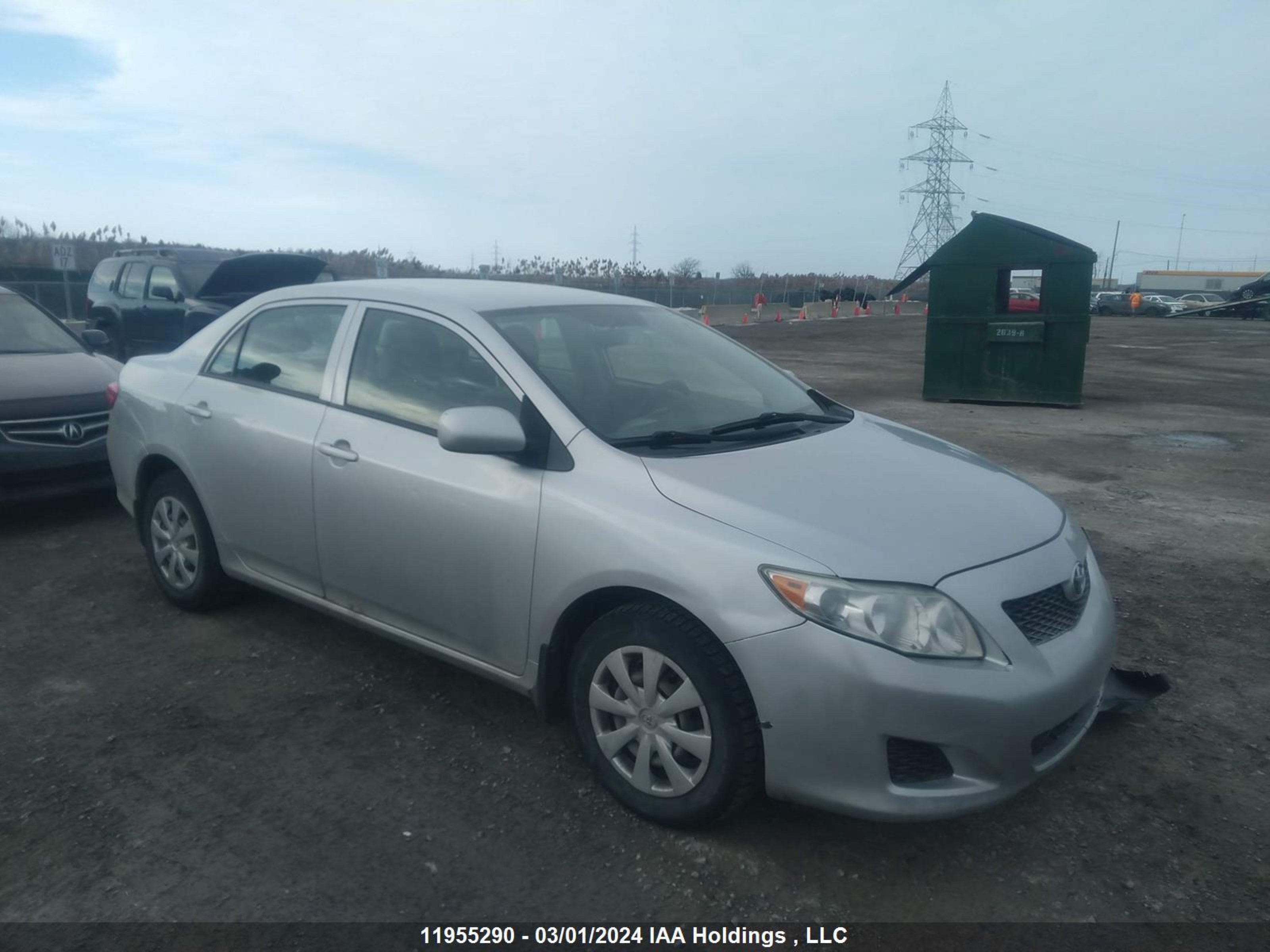 TOYOTA COROLLA 2010 2t1bu4ee8ac392449