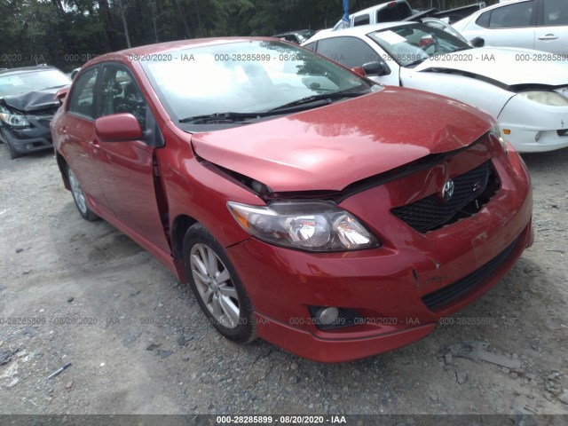 TOYOTA COROLLA 2010 2t1bu4ee8ac453153