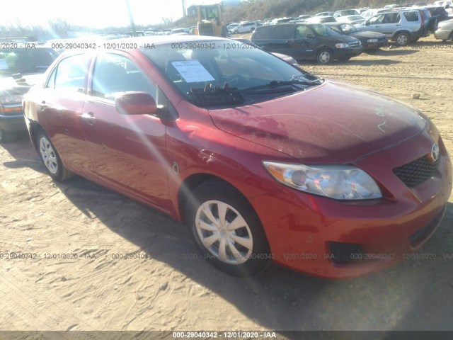 TOYOTA COROLLA 2010 2t1bu4ee8ac458160