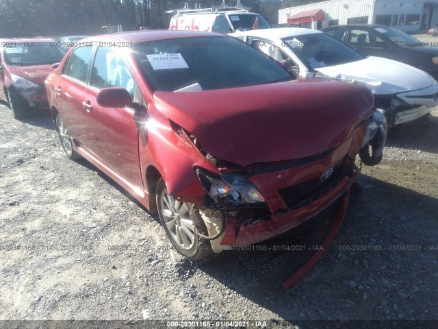 TOYOTA COROLLA 2010 2t1bu4ee8ac477100