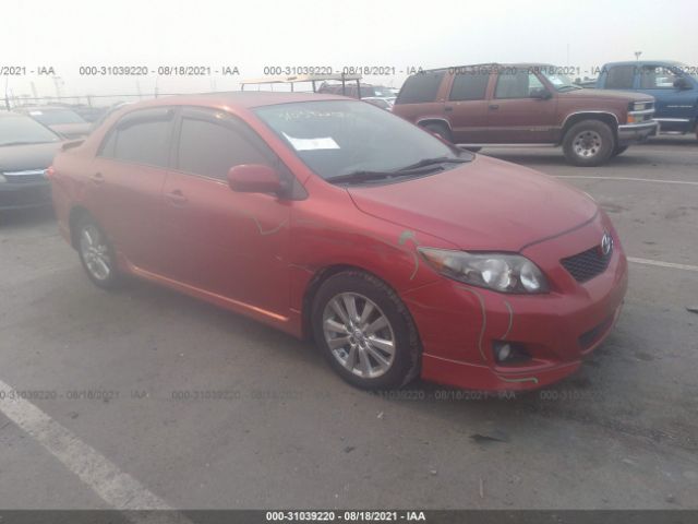 TOYOTA COROLLA 2010 2t1bu4ee8ac489960