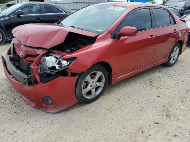 TOYOTA COROLLA 4D 2011 2t1bu4ee8bc617700