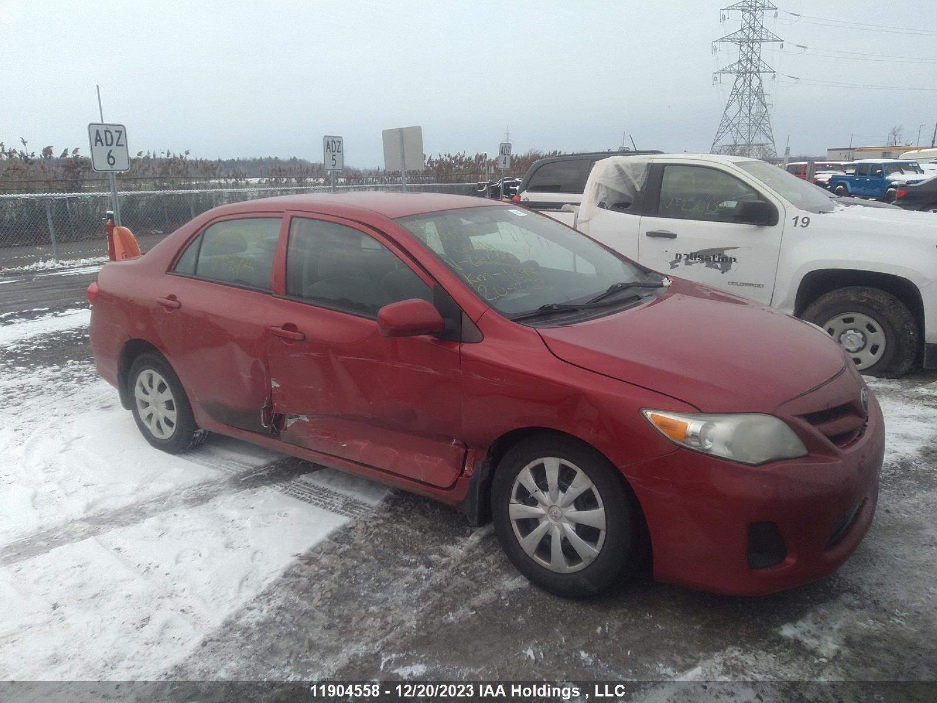 TOYOTA COROLLA 2011 2t1bu4ee8bc646176