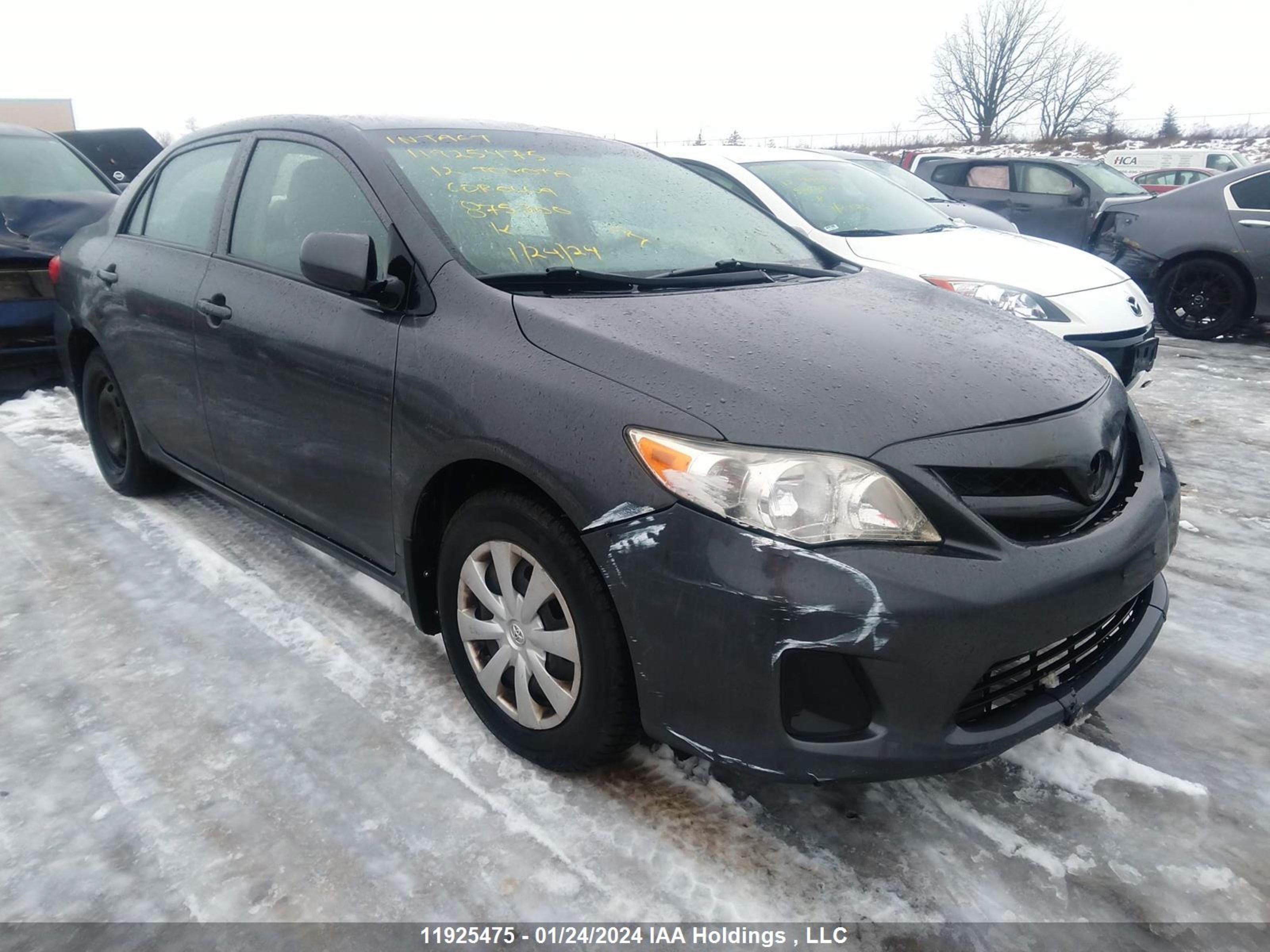 TOYOTA COROLLA 2012 2t1bu4ee8cc875300