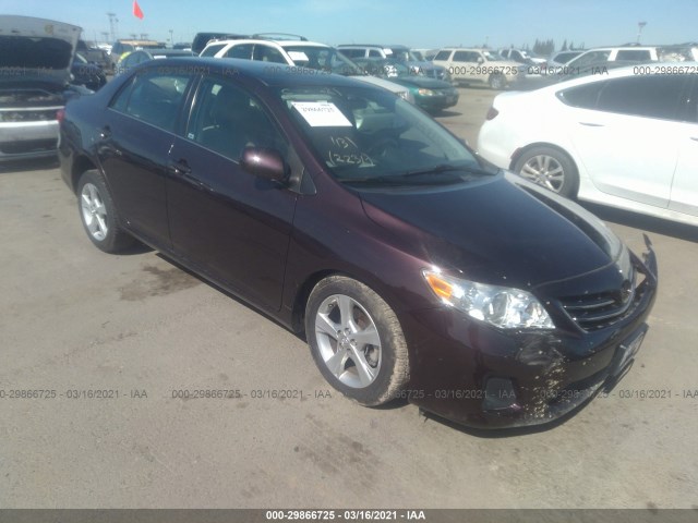 TOYOTA COROLLA 2013 2t1bu4ee8dc072231