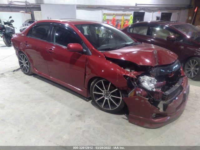 TOYOTA COROLLA 2010 2t1bu4ee9ac271140