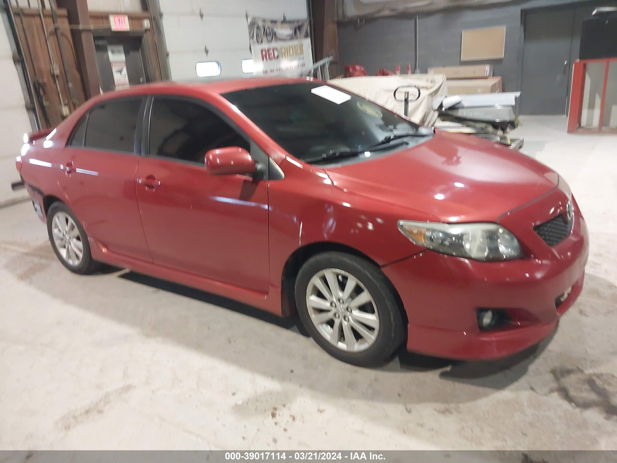 TOYOTA COROLLA 2010 2t1bu4ee9ac294921