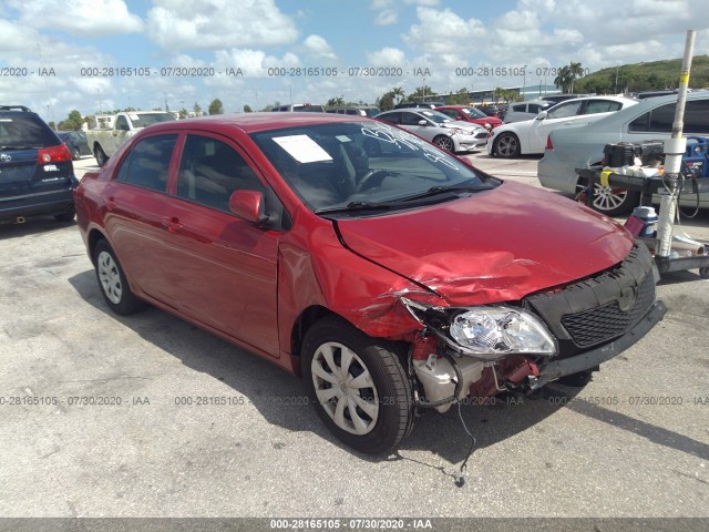 TOYOTA COROLLA 2010 2t1bu4ee9ac308235