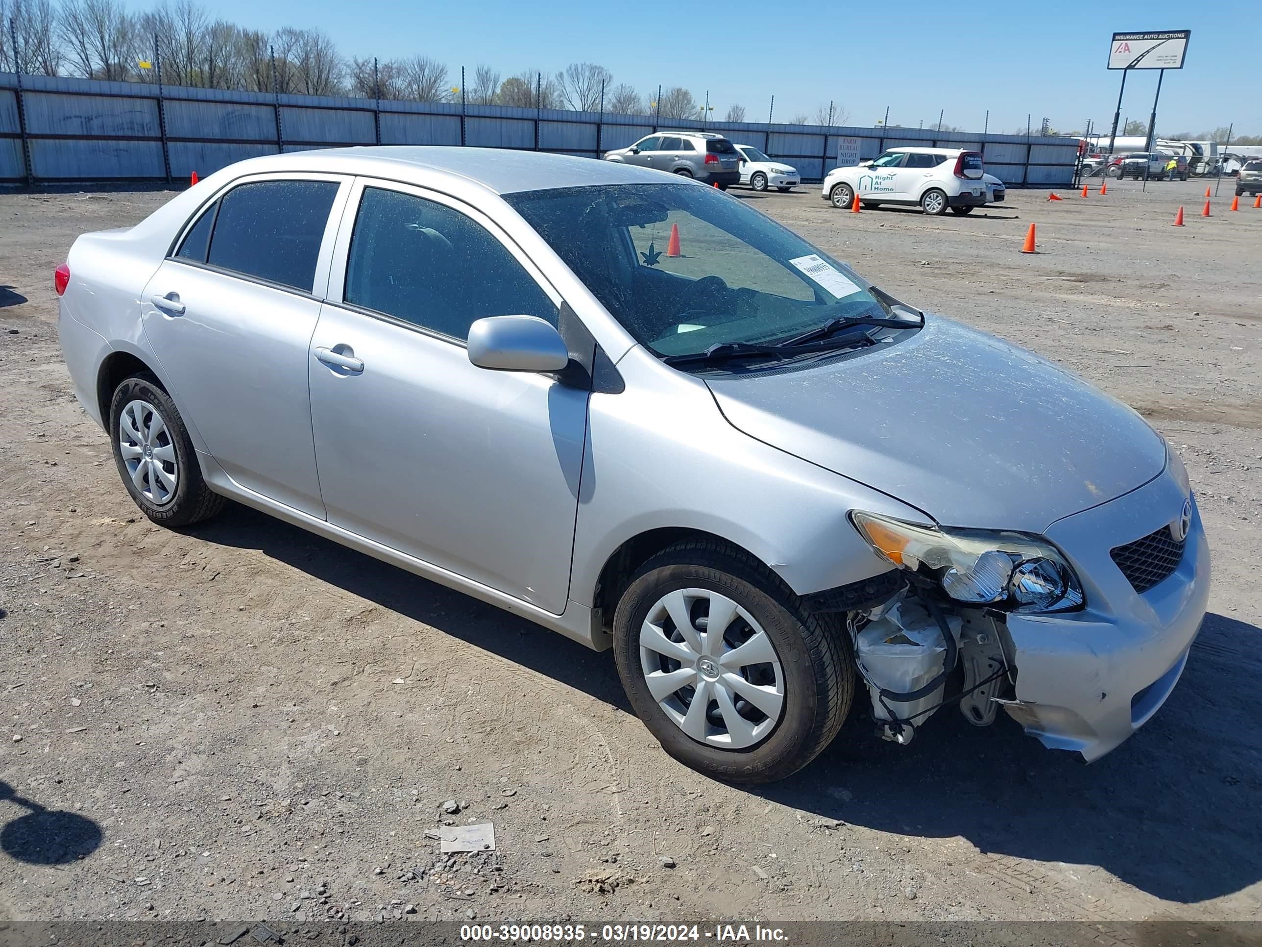 TOYOTA COROLLA 2010 2t1bu4ee9ac312527