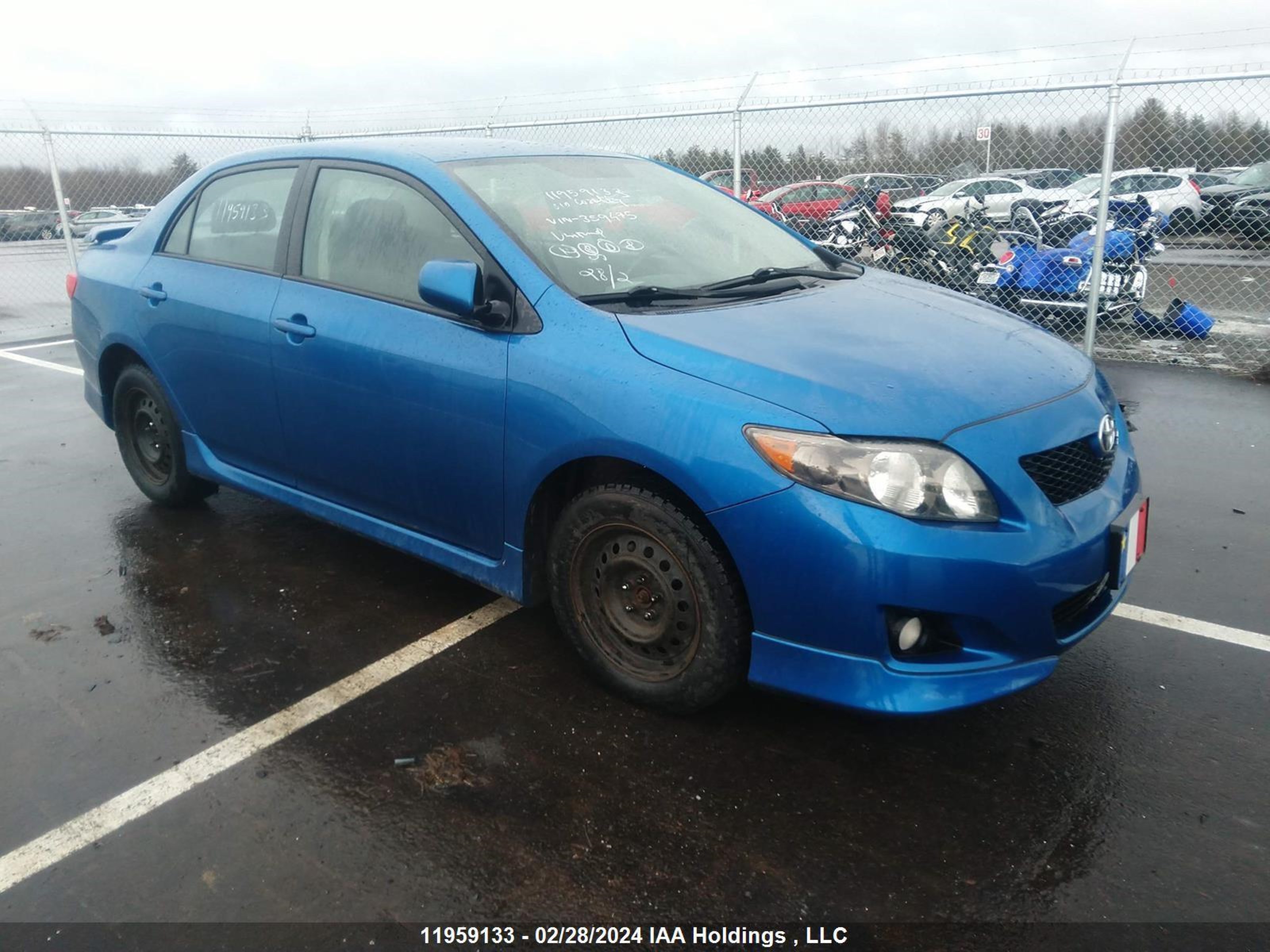 TOYOTA COROLLA 2010 2t1bu4ee9ac359475