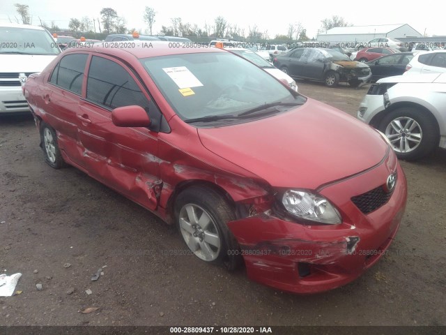 TOYOTA COROLLA 2010 2t1bu4ee9ac408495