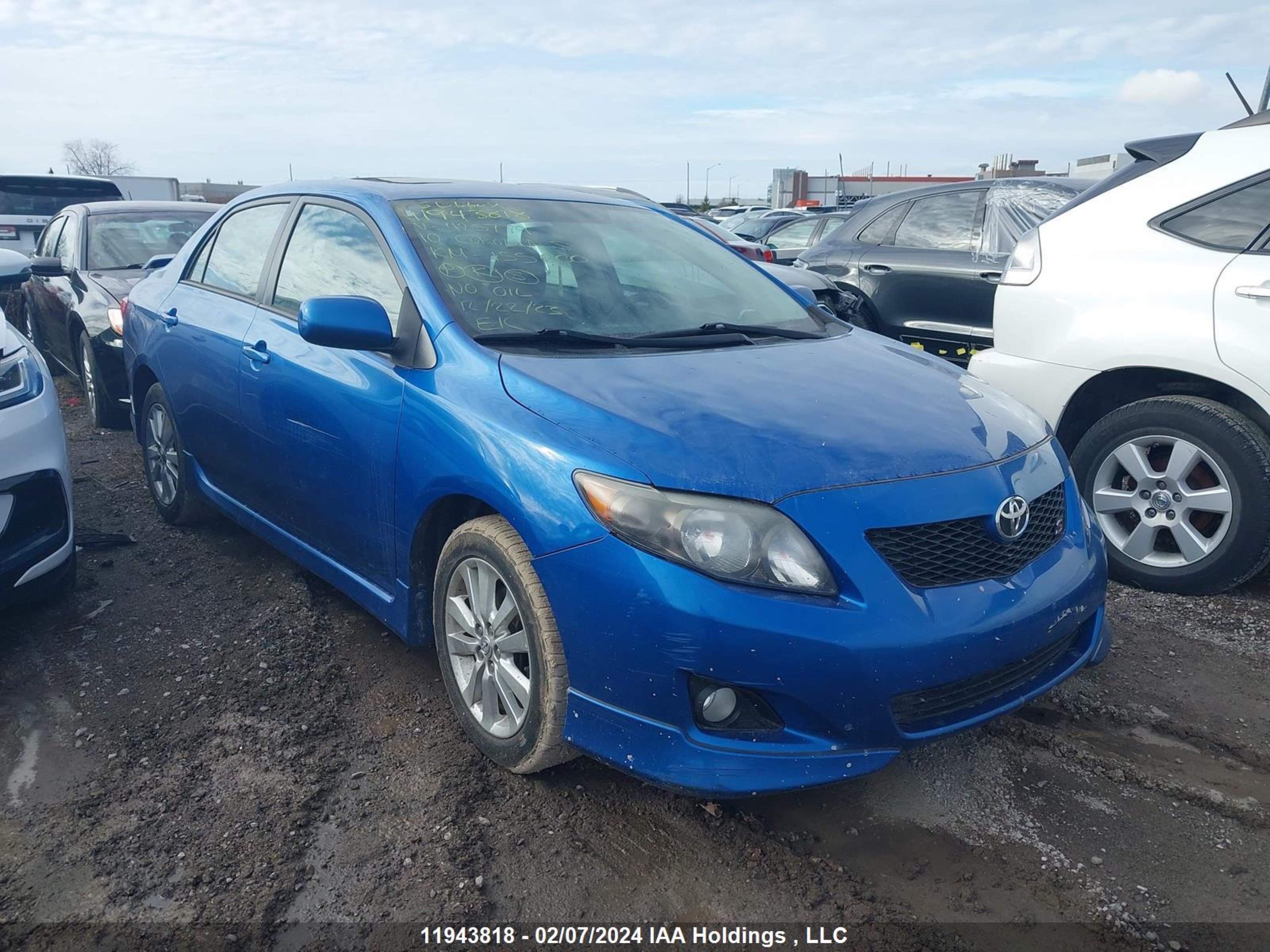 TOYOTA COROLLA 2010 2t1bu4ee9ac425779