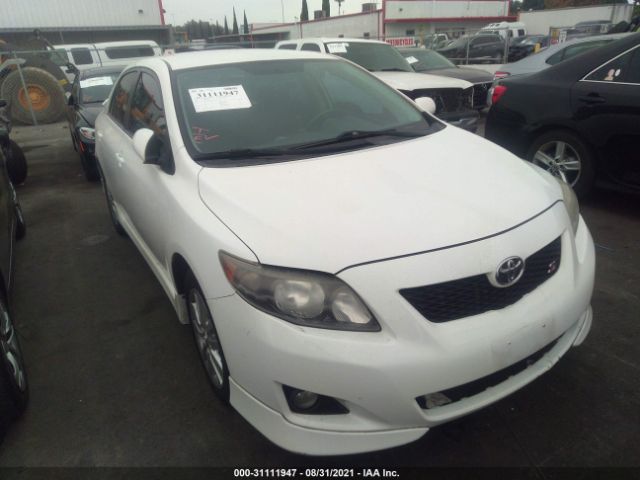 TOYOTA COROLLA 2010 2t1bu4ee9ac437740