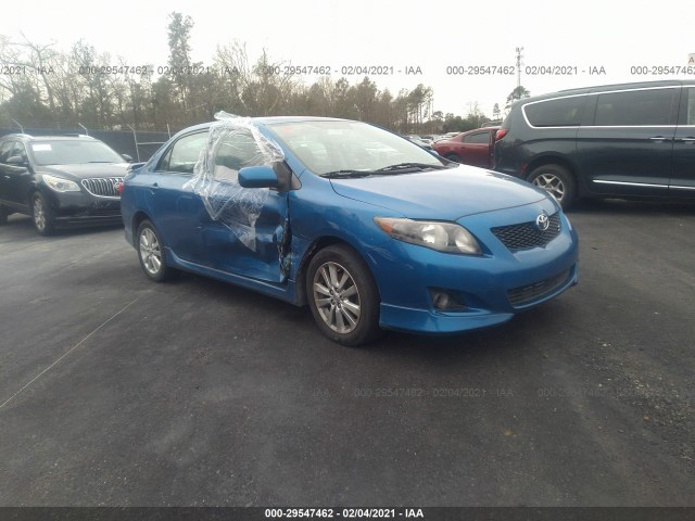 TOYOTA COROLLA 2010 2t1bu4ee9ac455302