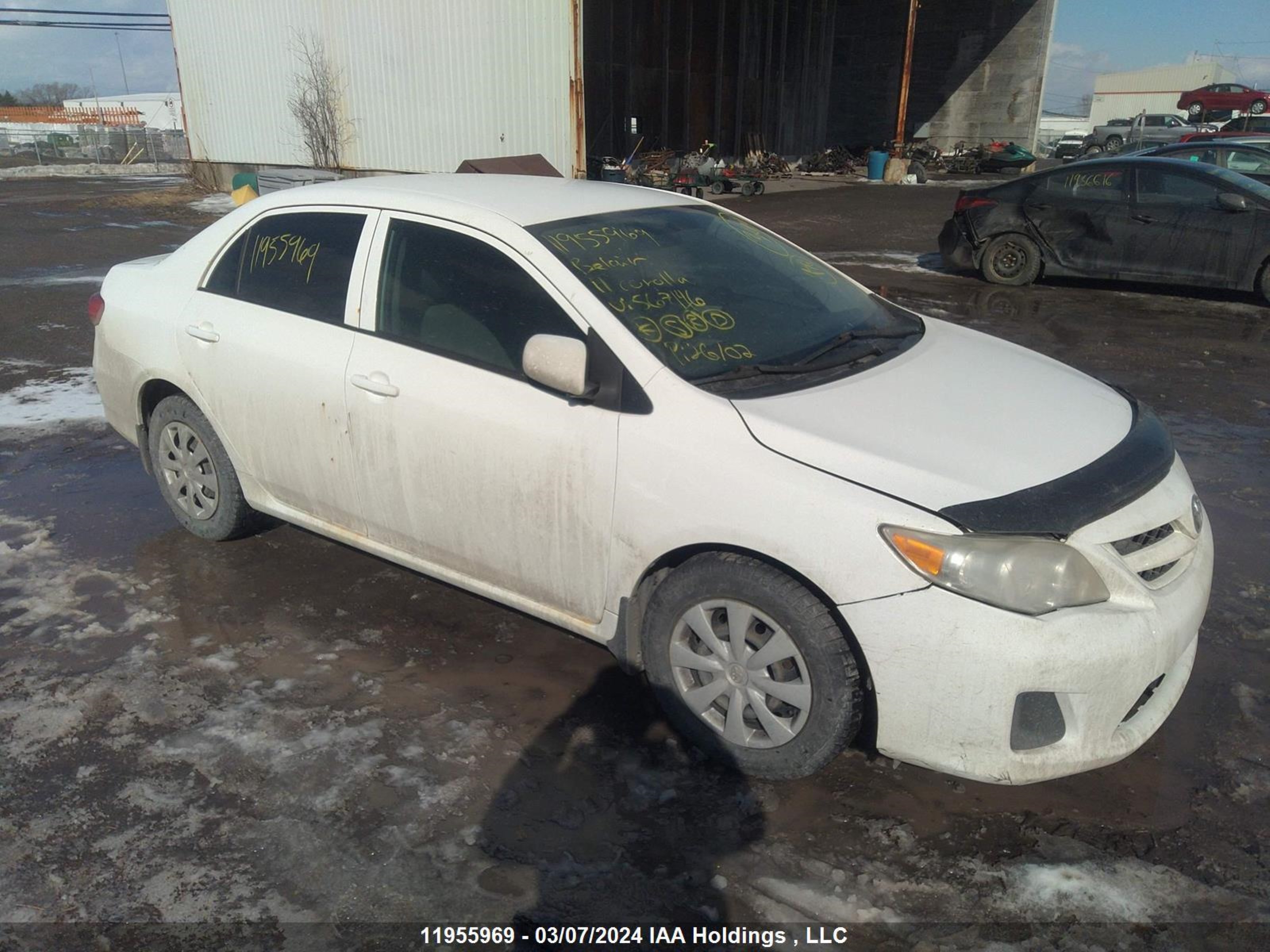 TOYOTA COROLLA 2011 2t1bu4ee9bc567146