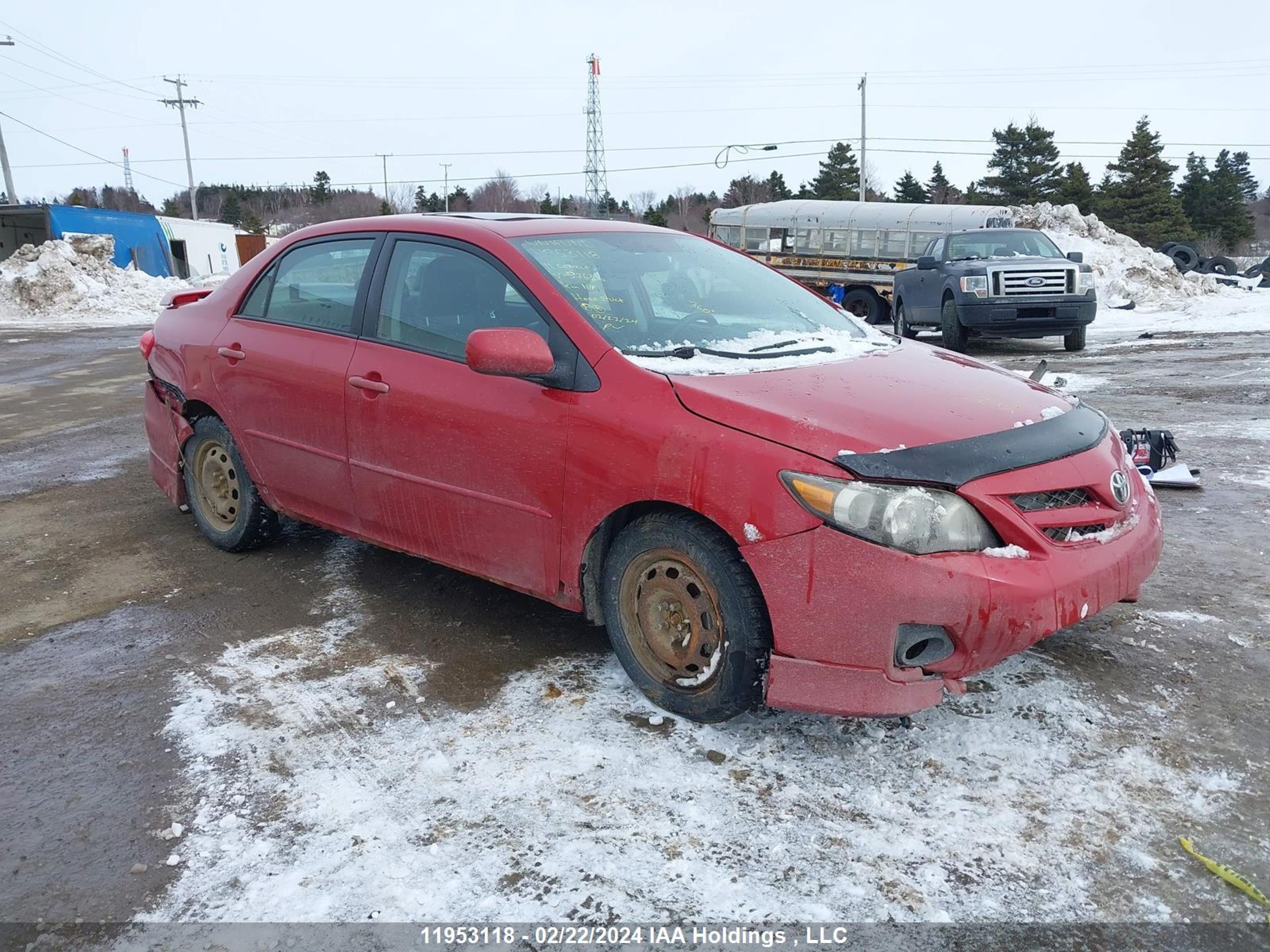 TOYOTA COROLLA 2011 2t1bu4ee9bc576316