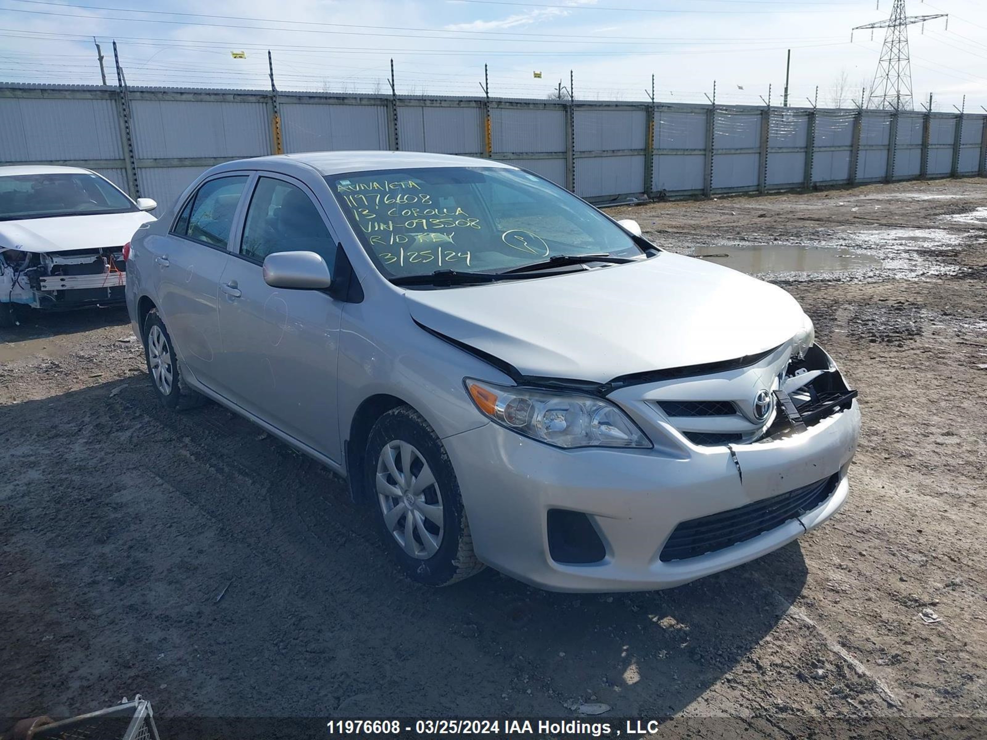 TOYOTA COROLLA 2013 2t1bu4ee9dc093508