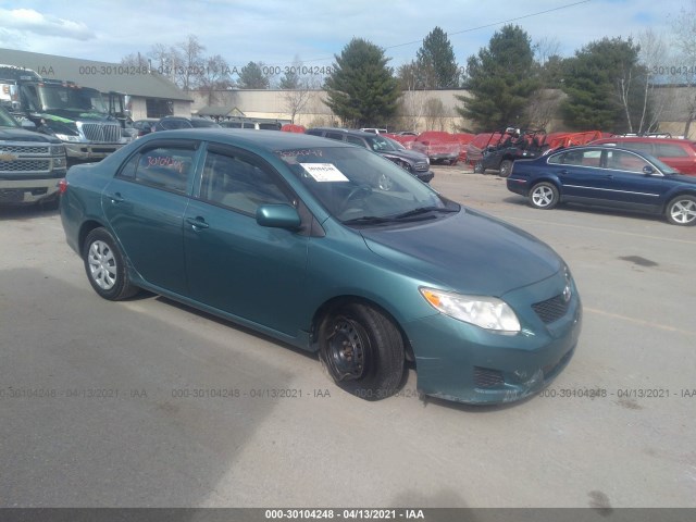 TOYOTA COROLLA 2010 2t1bu4eexac327442