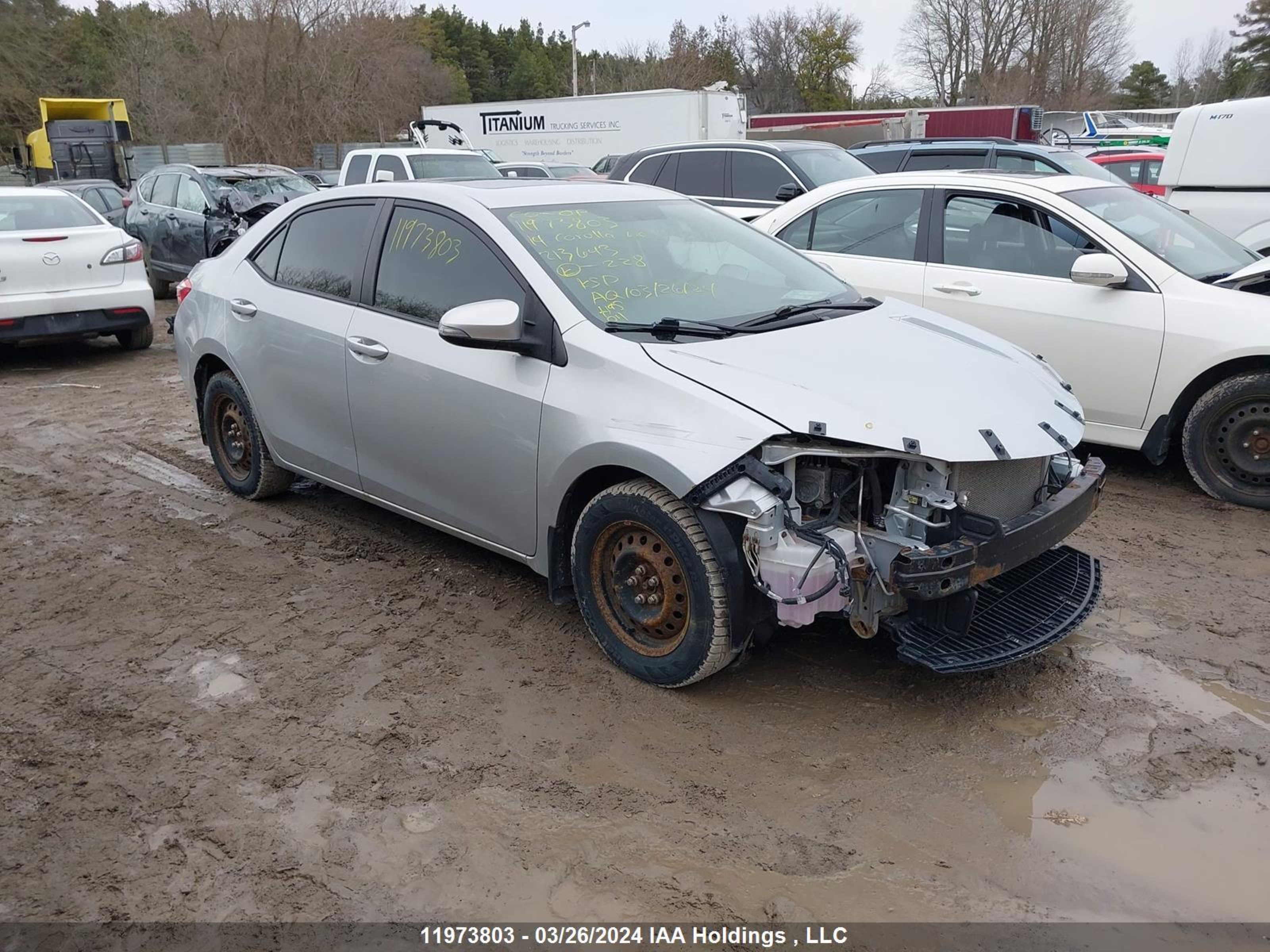 TOYOTA COROLLA 2014 2t1burhe0ec213643