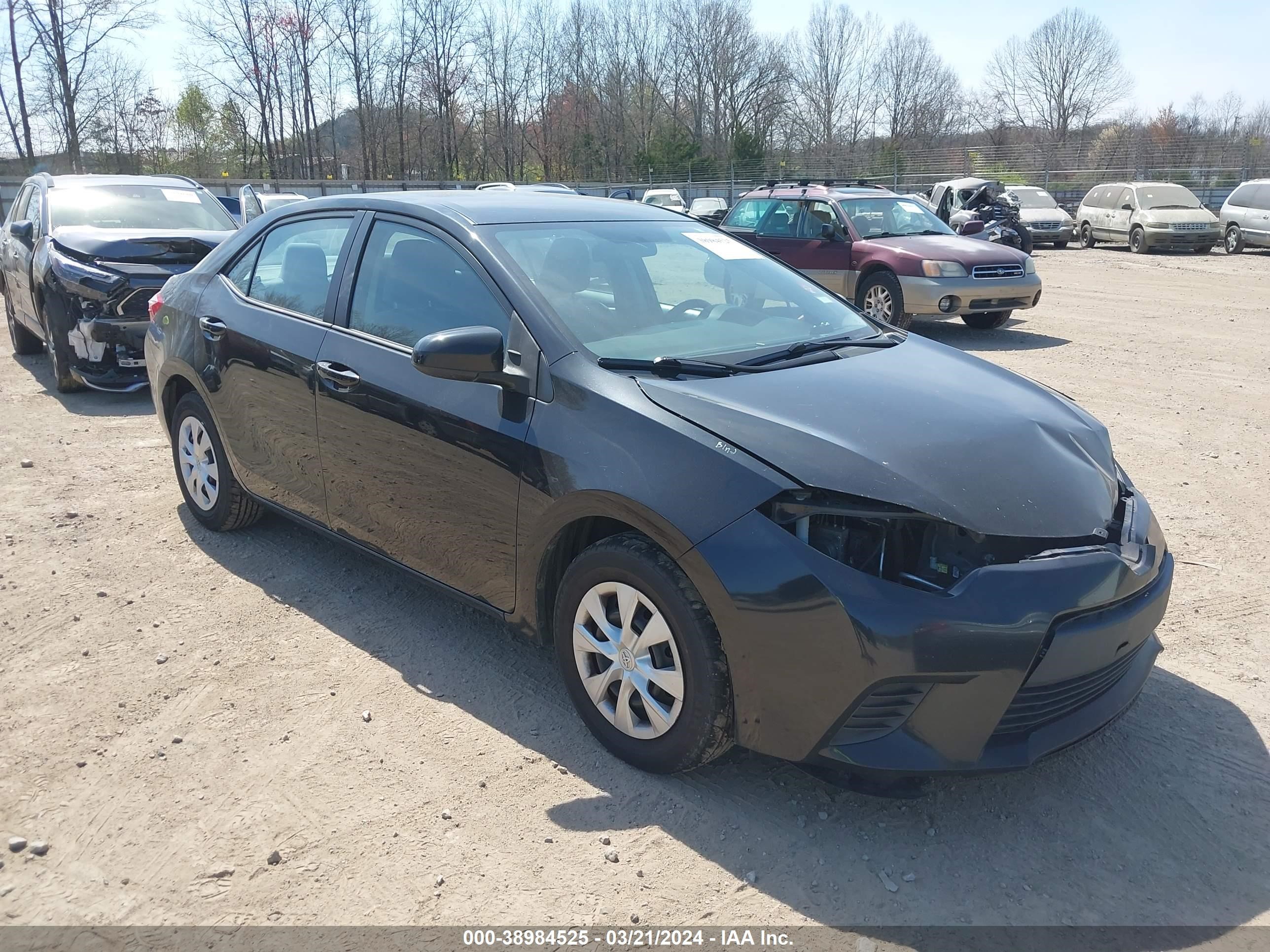 TOYOTA COROLLA 2015 2t1burhe0fc252878