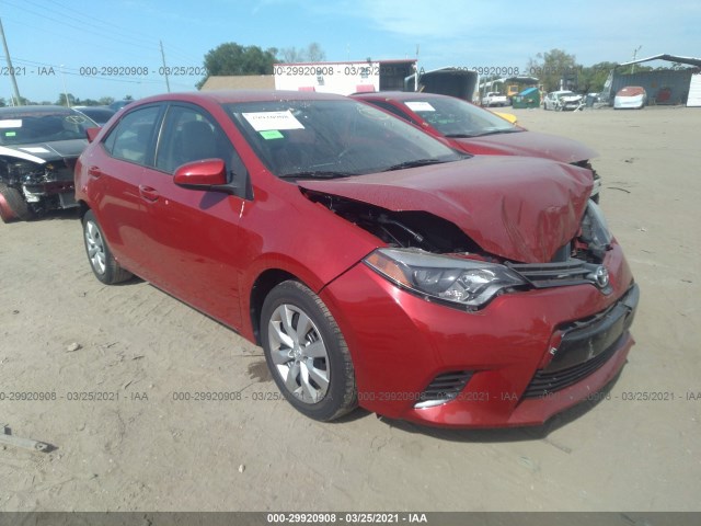 TOYOTA COROLLA 2015 2t1burhe0fc376942