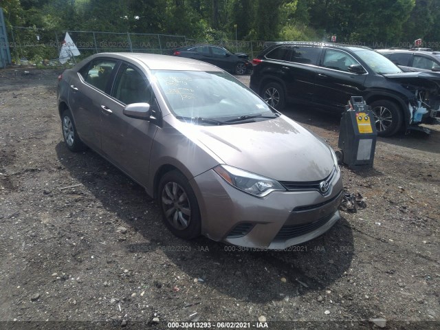 TOYOTA COROLLA 2015 2t1burhe0fc407347