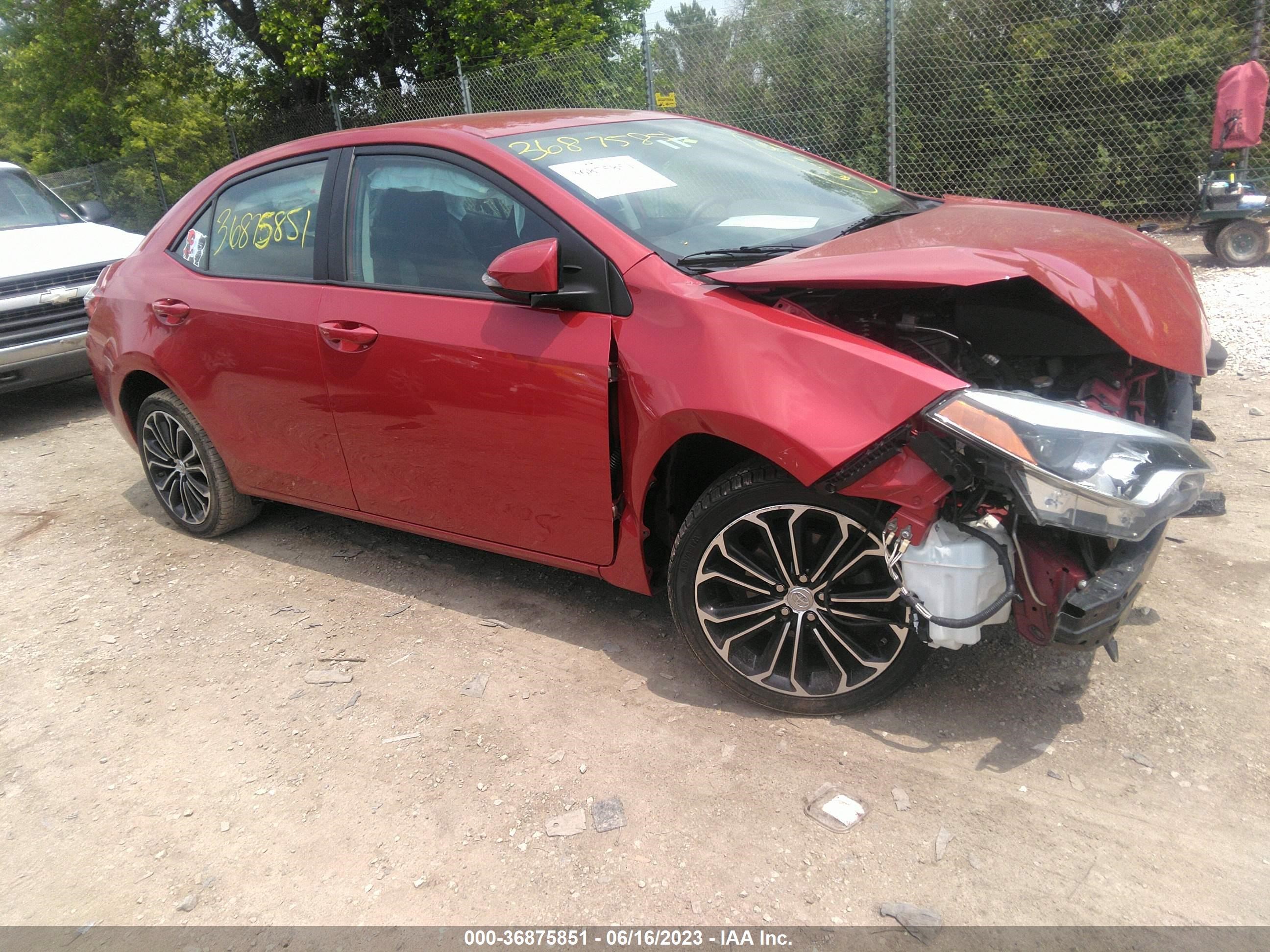 TOYOTA COROLLA 2016 2t1burhe0gc501679