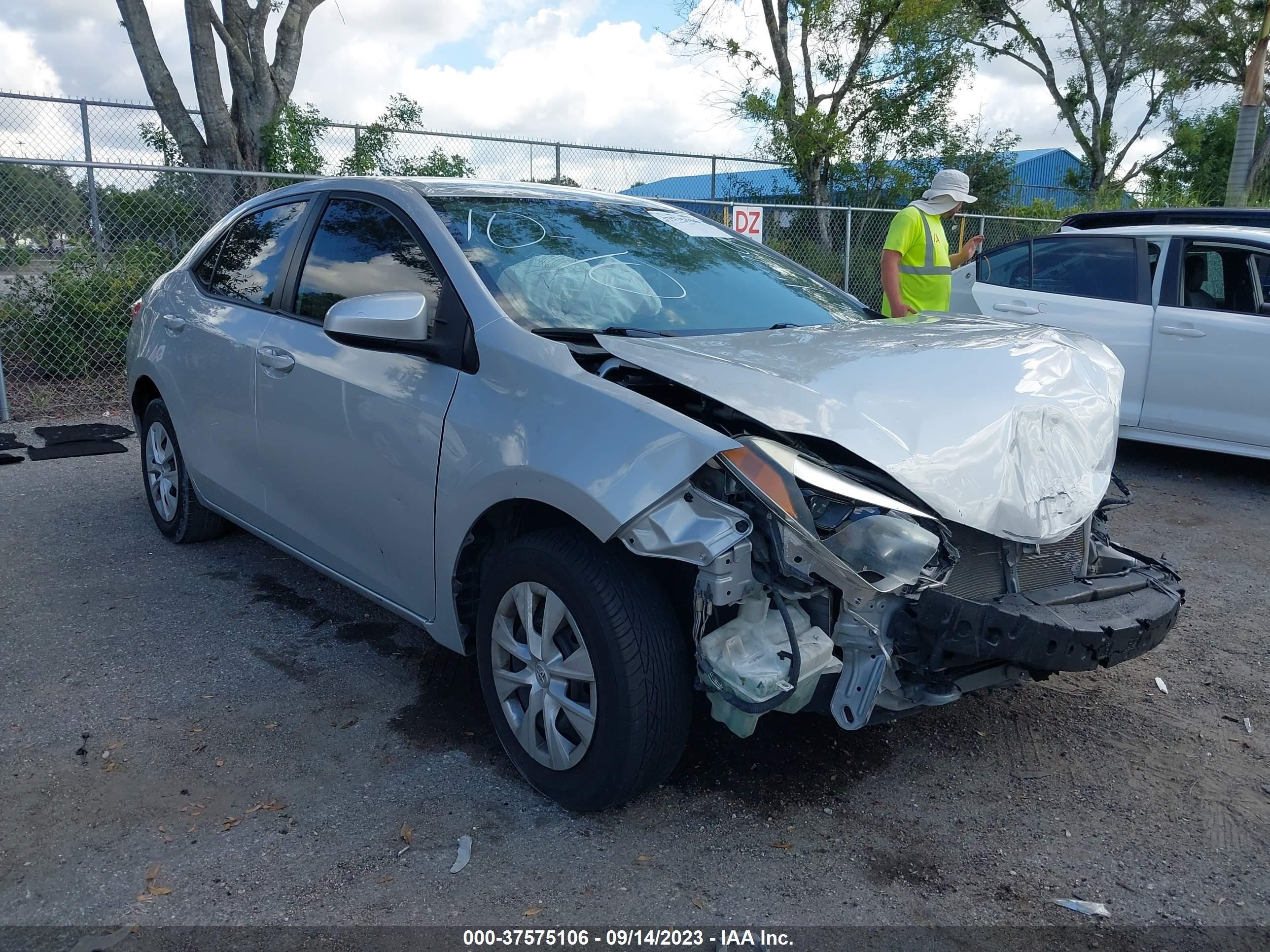 TOYOTA COROLLA 2016 2t1burhe0gc521799