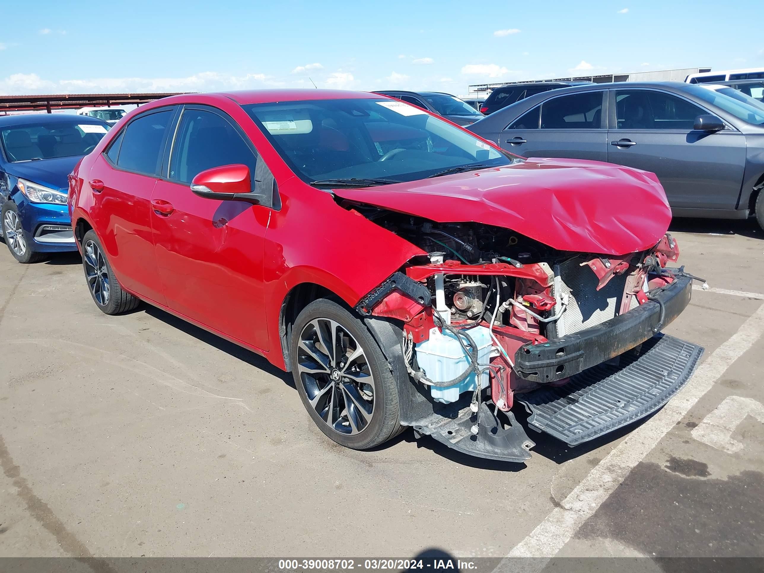 TOYOTA COROLLA 2017 2t1burhe0hc917829