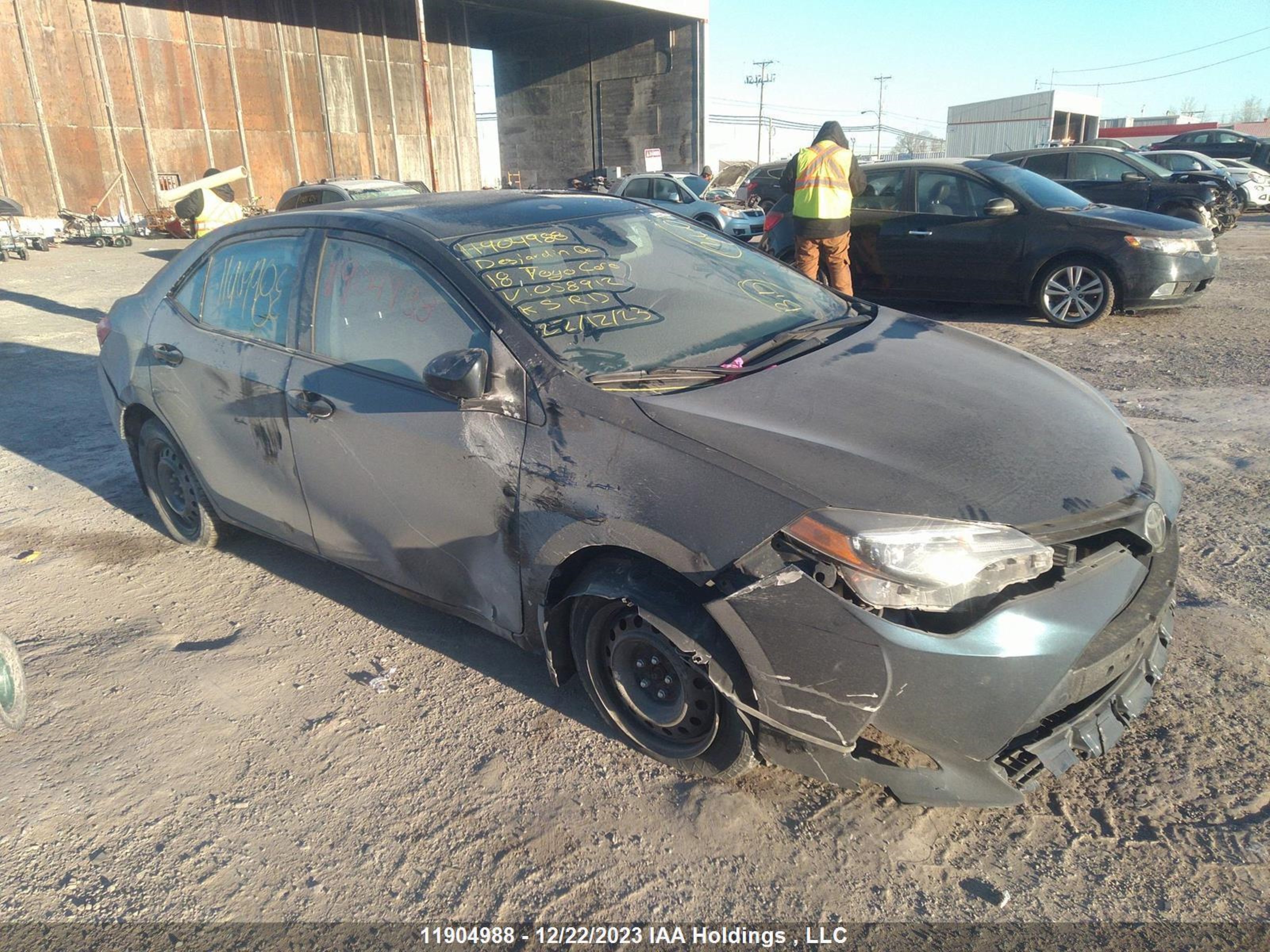 TOYOTA COROLLA 2018 2t1burhe0jc058912