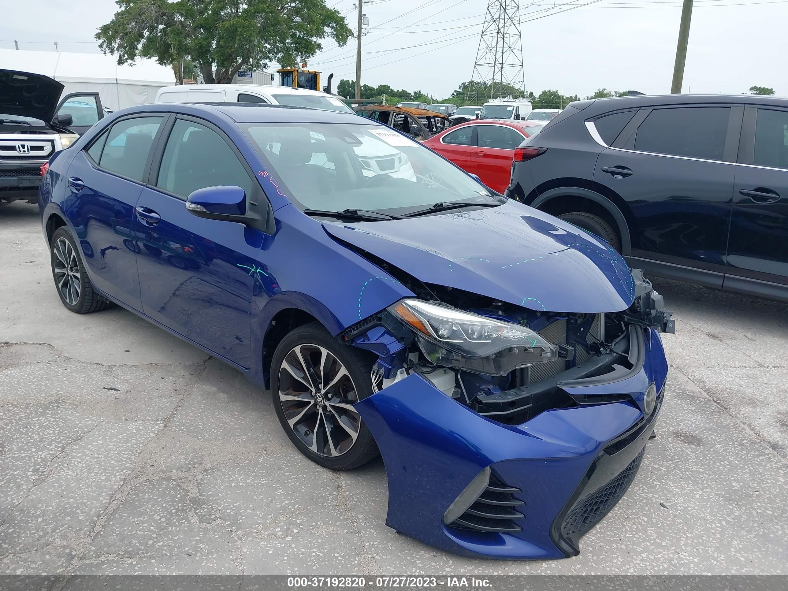 TOYOTA COROLLA 2018 2t1burhe0jc072048