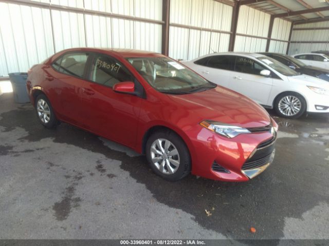 TOYOTA COROLLA 2018 2t1burhe0jc124357