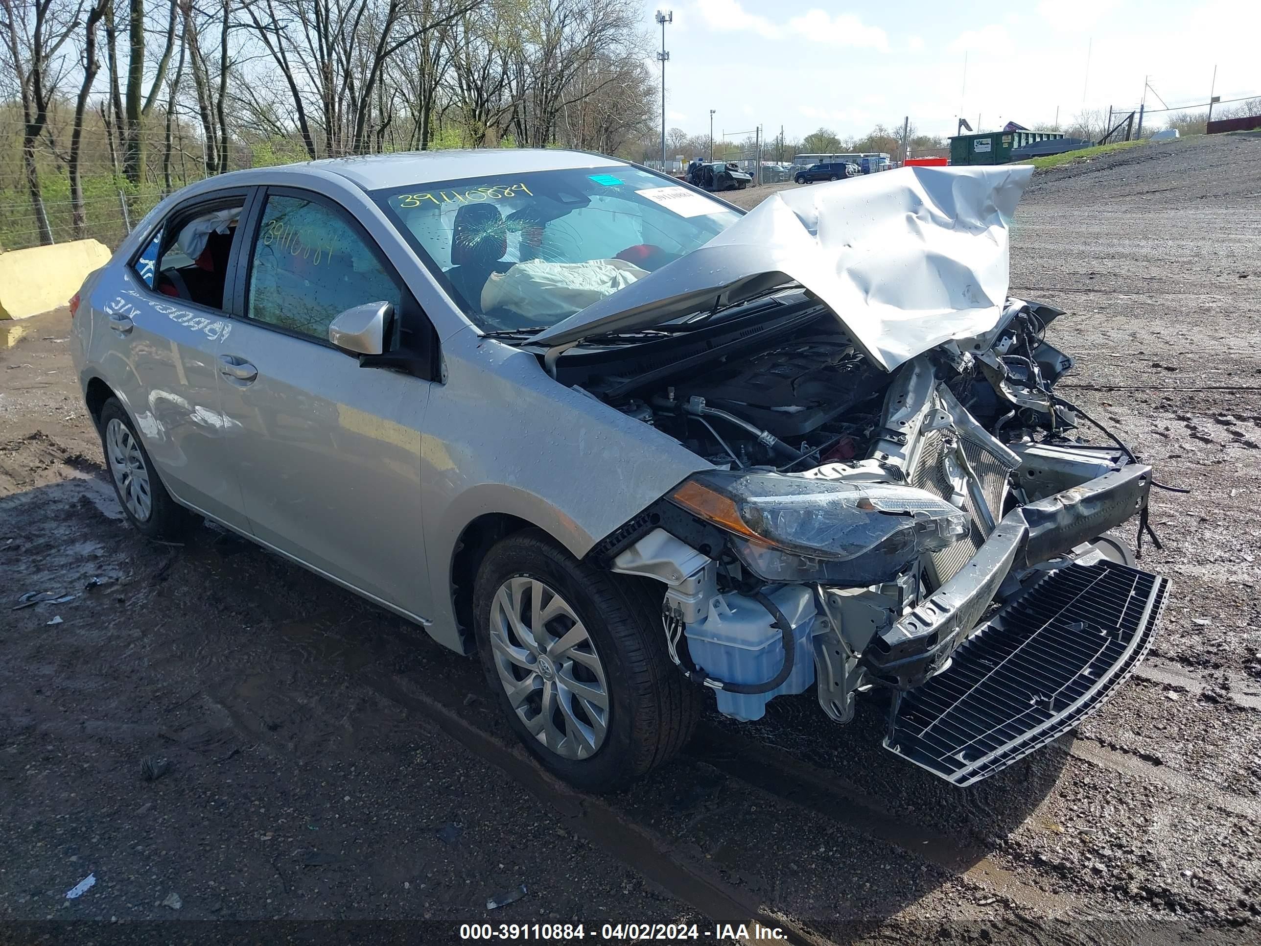 TOYOTA COROLLA 2019 2t1burhe0kc224623