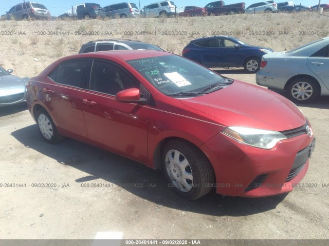 TOYOTA COROLLA 2014 2t1burhe1ec026279