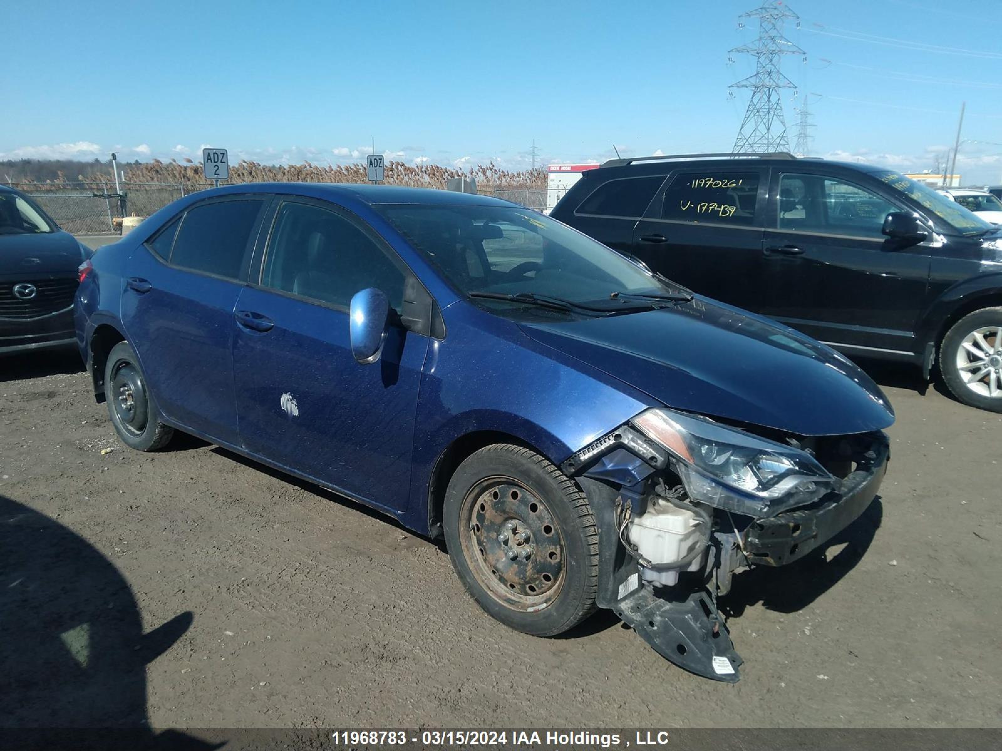 TOYOTA COROLLA 2014 2t1burhe1ec032826