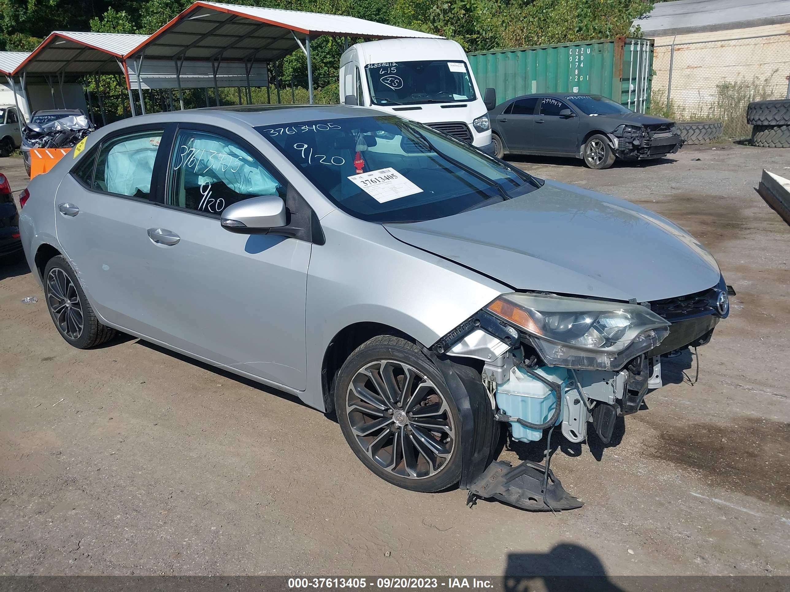 TOYOTA COROLLA 2014 2t1burhe1ec109159