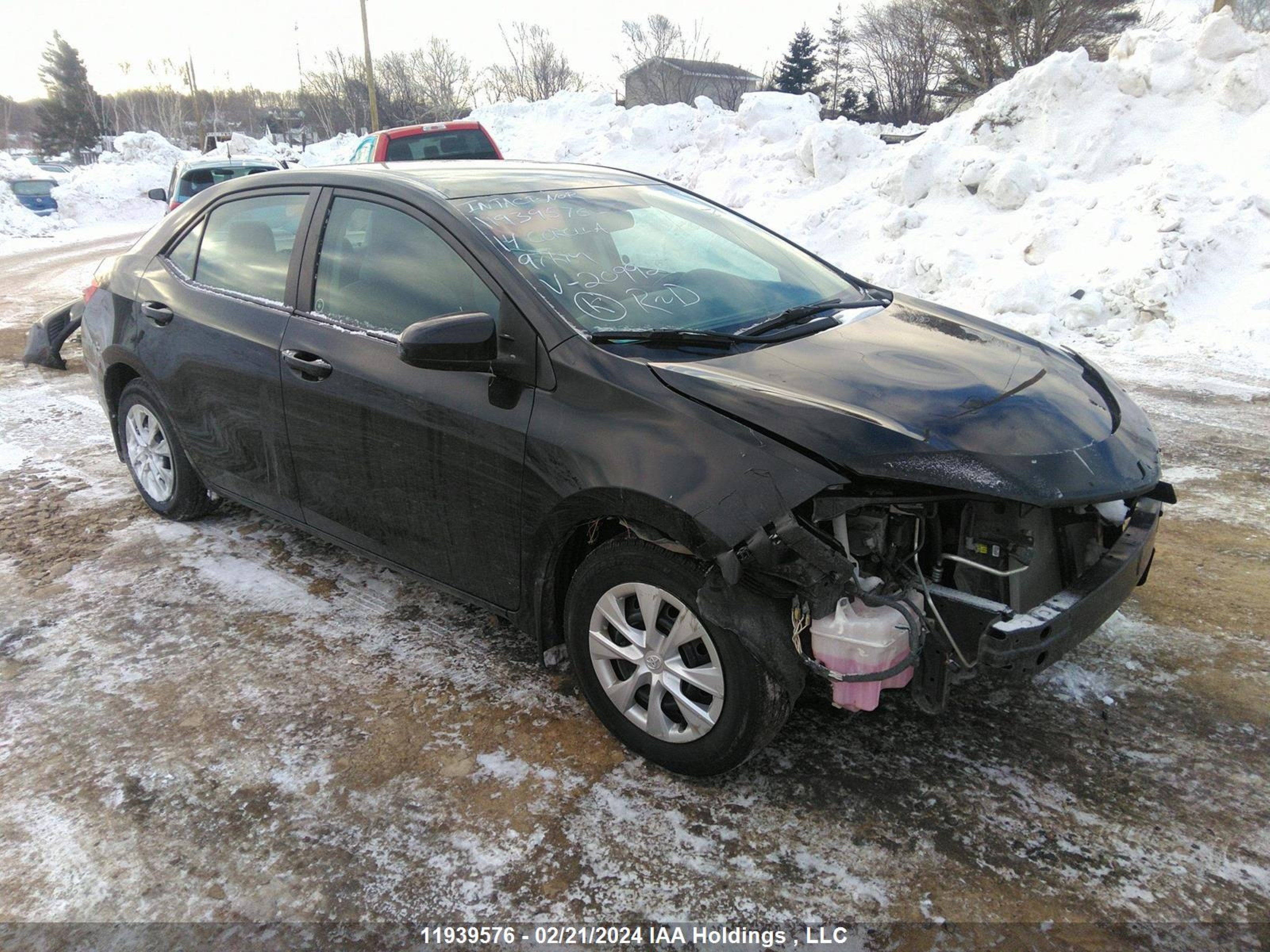 TOYOTA COROLLA 2014 2t1burhe1ec209925