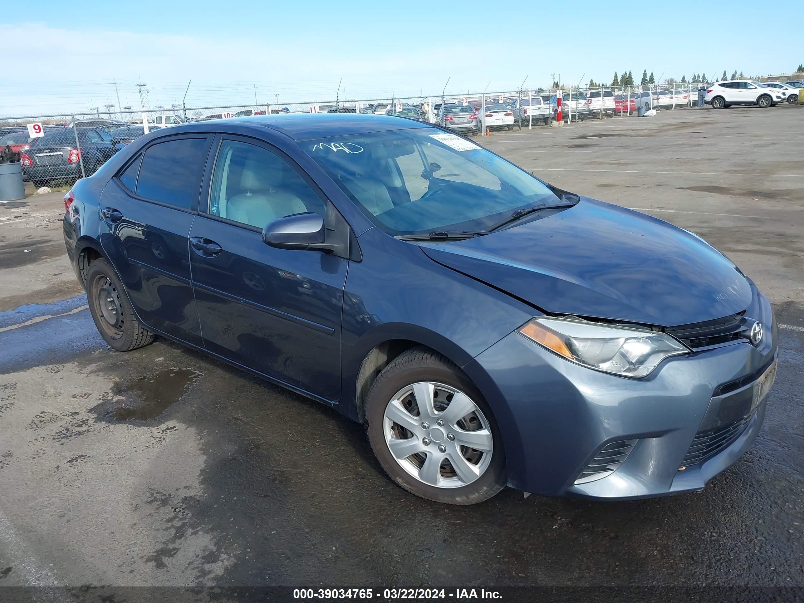 TOYOTA COROLLA 2016 2t1burhe1gc674594