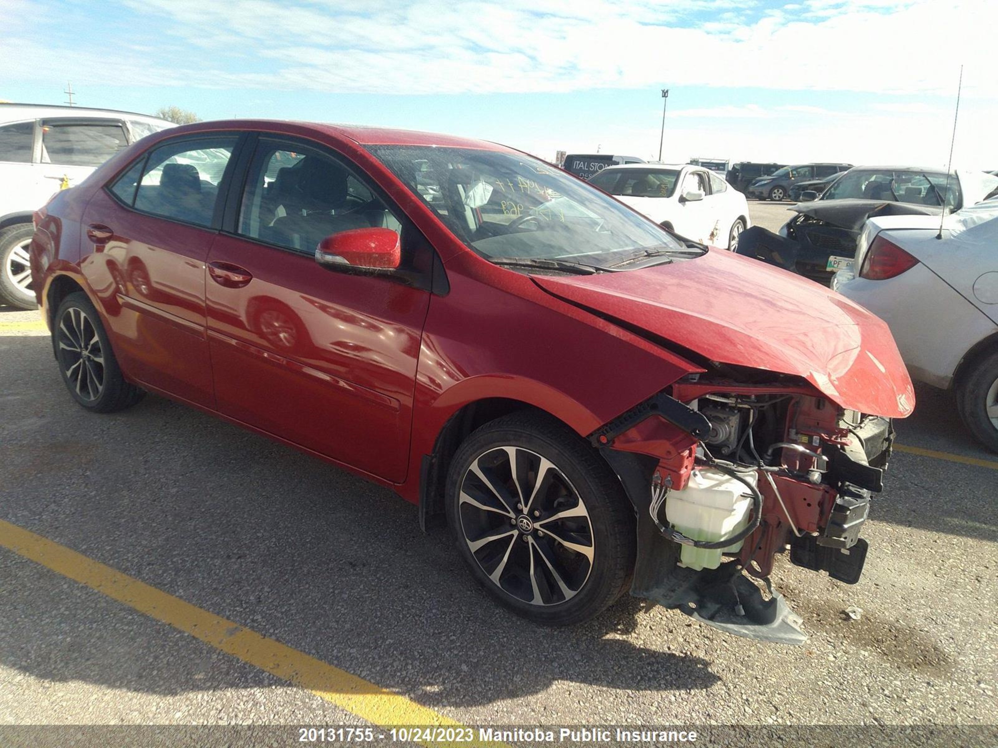 TOYOTA COROLLA 2019 2t1burhe1kc125583