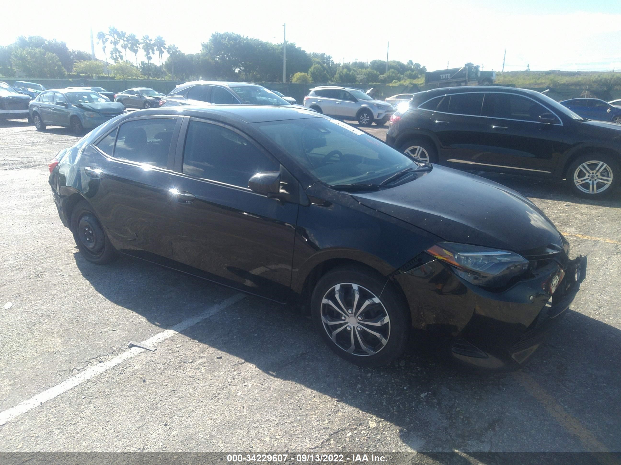 TOYOTA COROLLA 2019 2t1burhe1kc211590