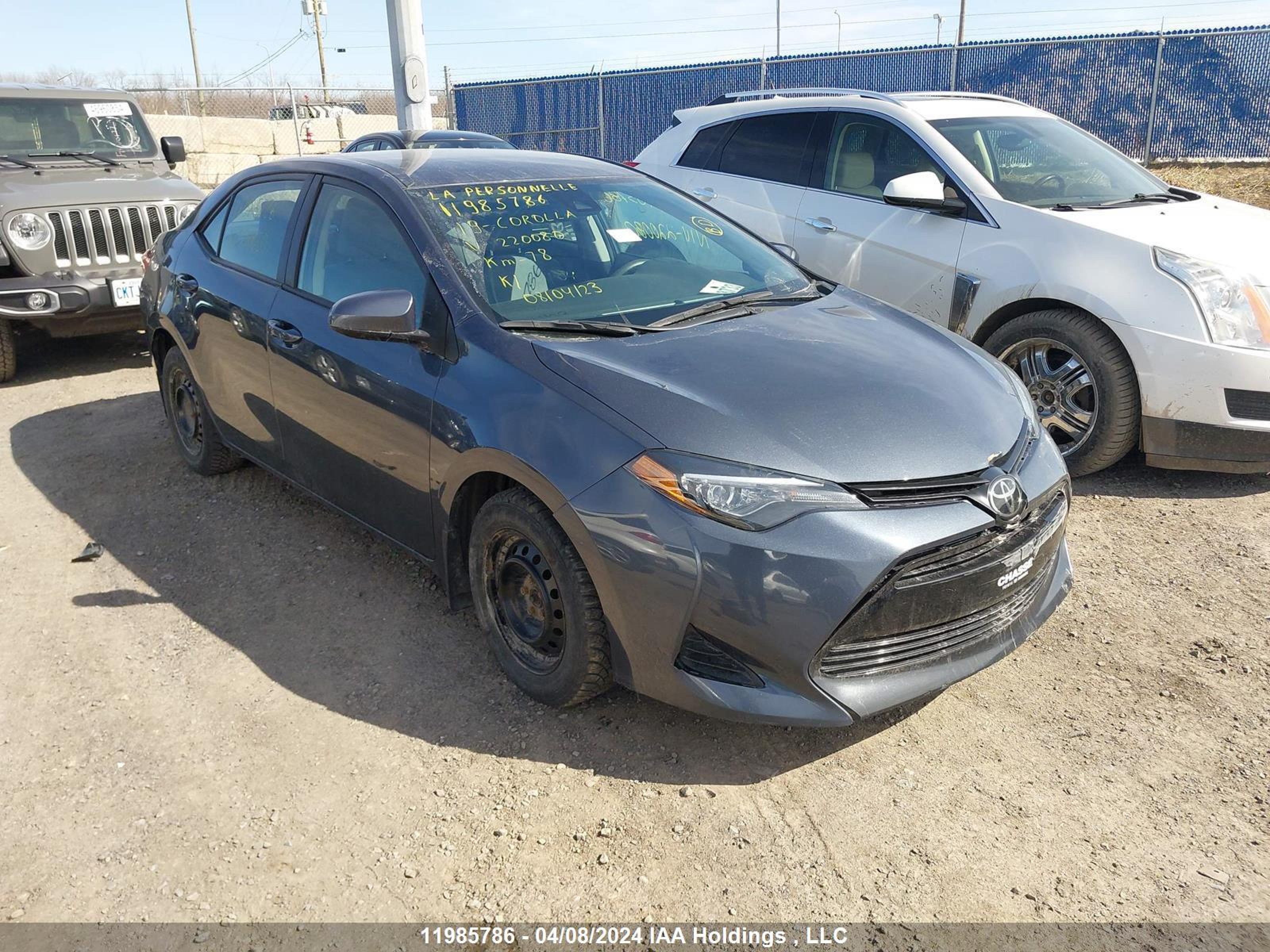 TOYOTA COROLLA 2019 2t1burhe1kc220080