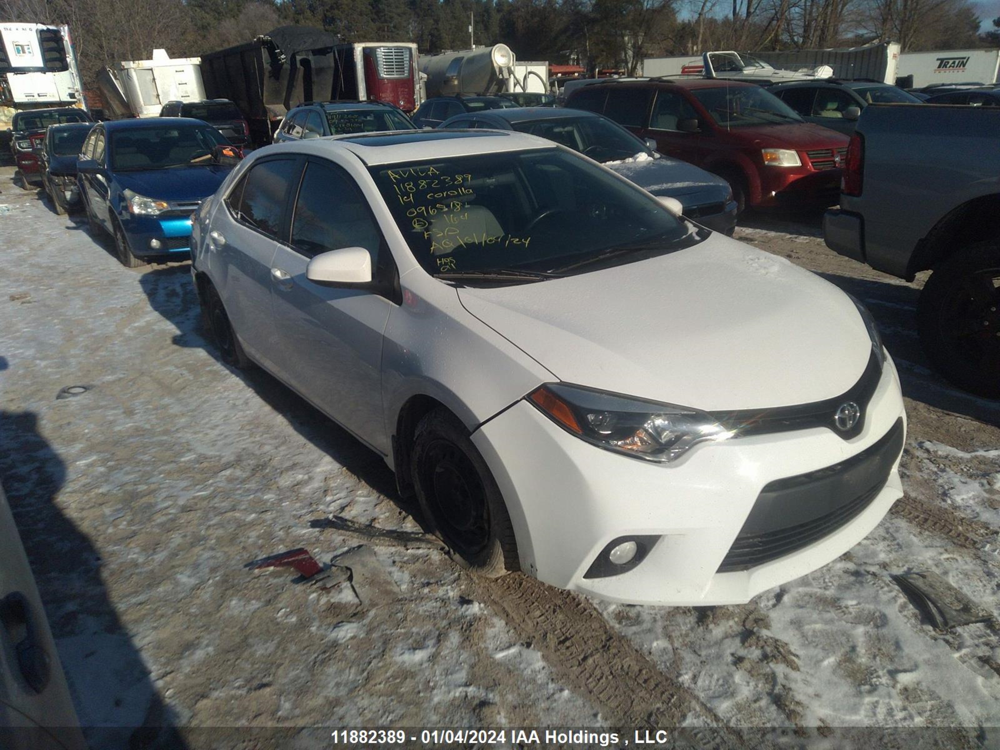 TOYOTA COROLLA 2014 2t1burhe2ec096518